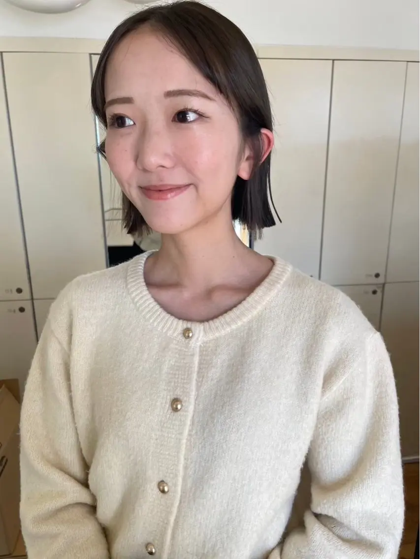 ショート カラー ヘアカラー 中村 彩奈のヘアスタイル
