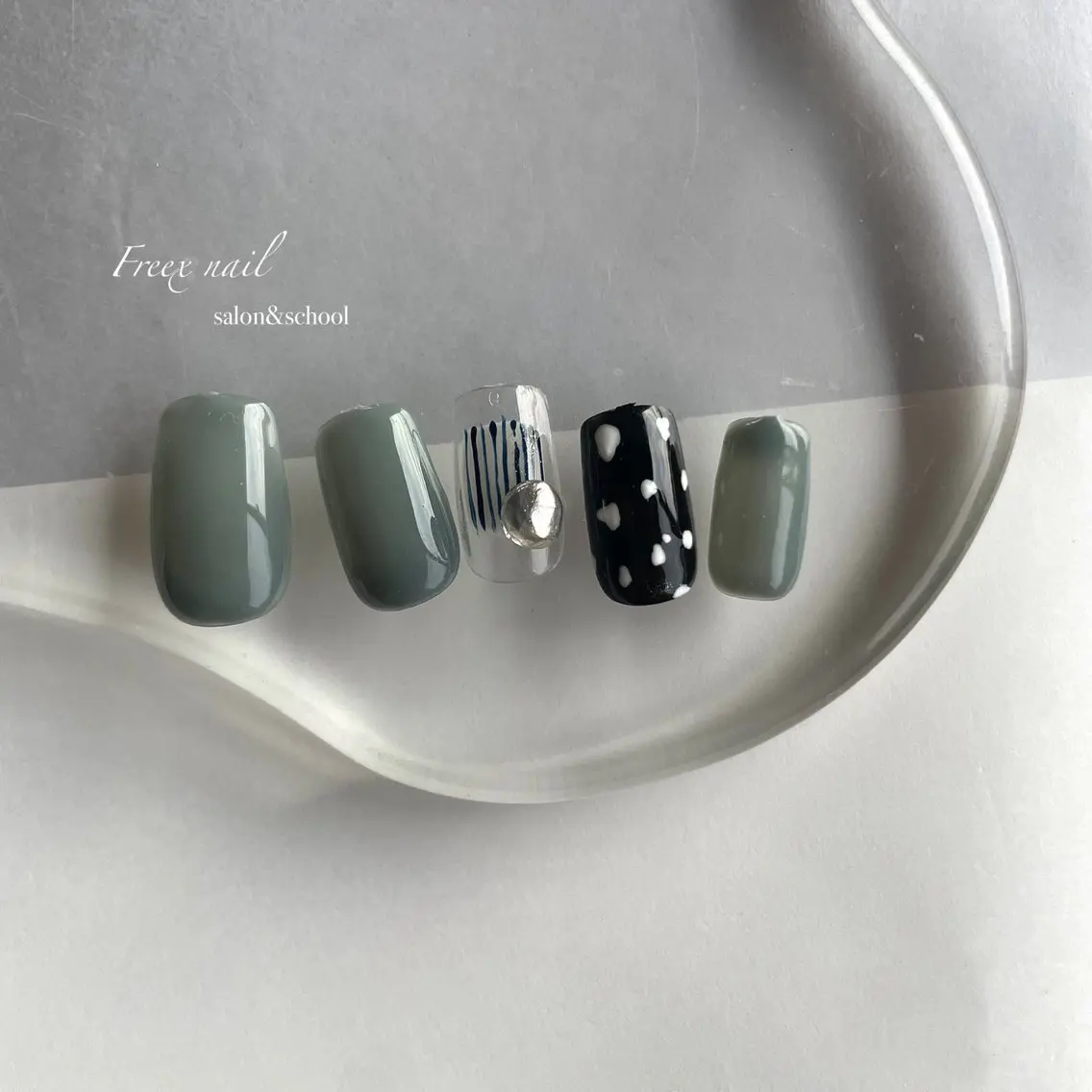 ネイル 冬ネイル ハンドネイル ハンドケア freex nail /ニュアンス/個性派のネイルデザイン
