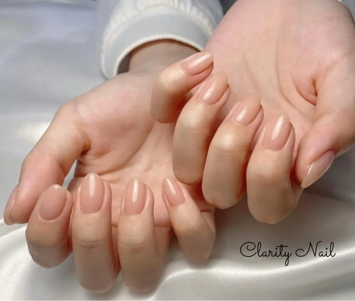 ネイル ワンカラーネイル ハンドネイル Clarity Nailのネイルデザイン