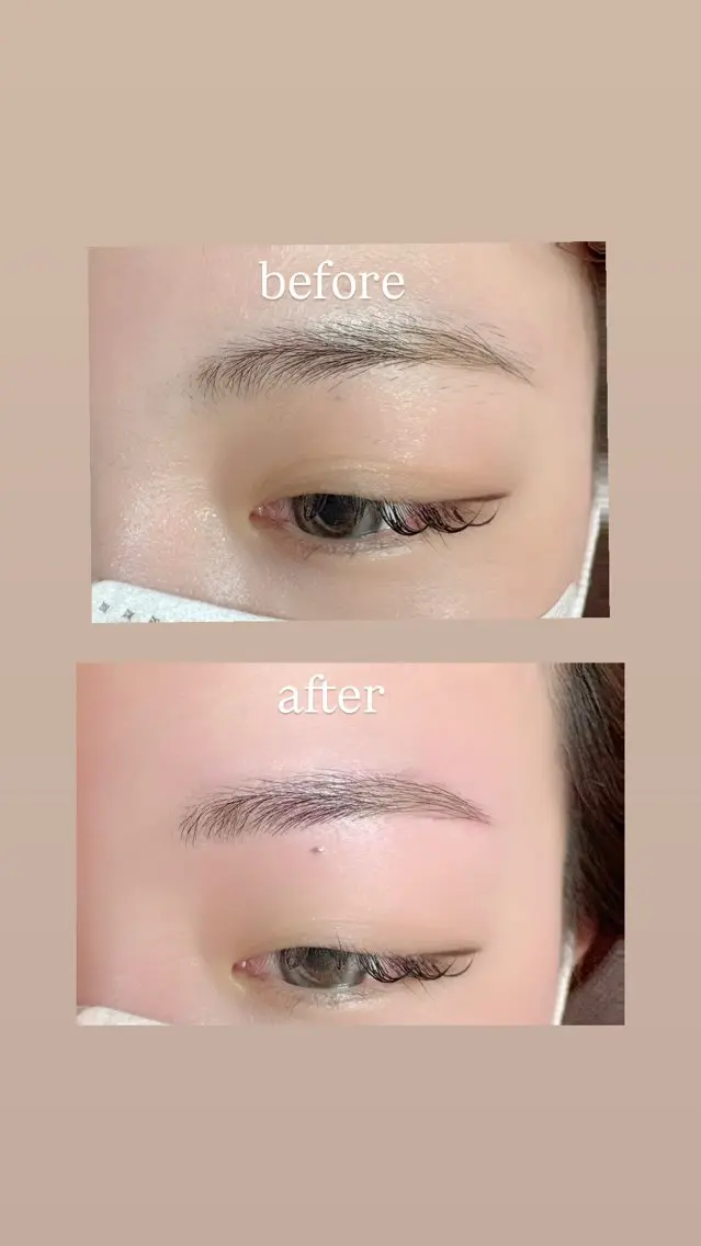アイブロウ メンズアイブロウ 眉毛ワックス脱毛 ワックス脱毛 眉カット その他(アイブロウ) 玉置七海✨ /透明感/髪質改善のヘアスタイル
