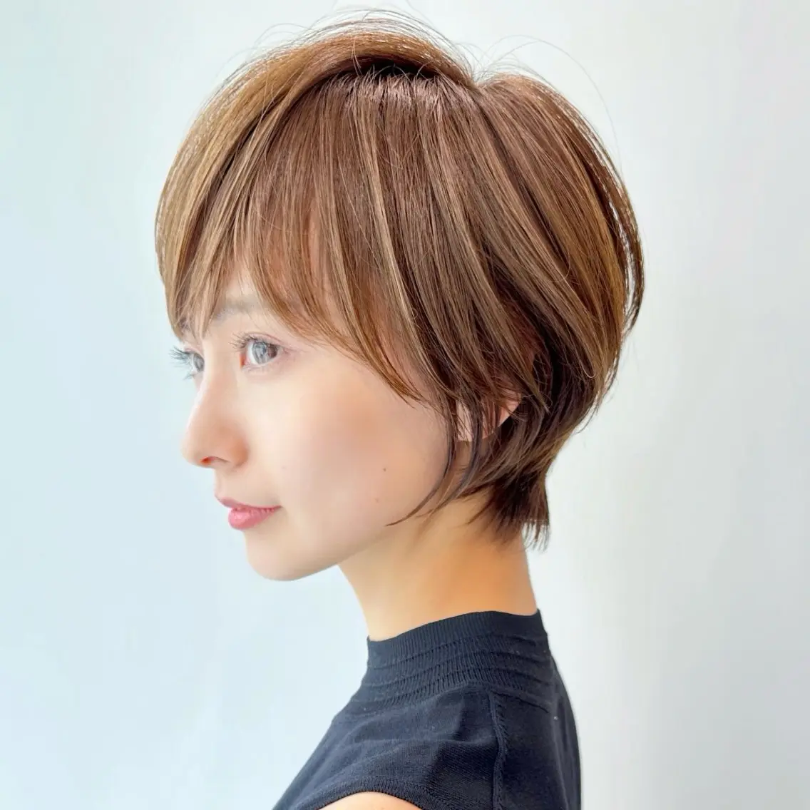 ショート カット トリートメント 朝ラクが続くショート /銀座/若狭真央のヘアスタイル