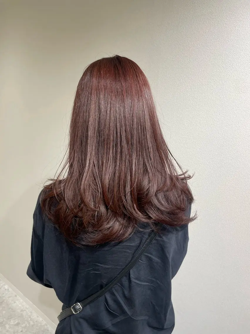 セミロング カラー レイヤーカット 🩰ニシムラヒカリ 半個室salon♡*のヘアスタイル