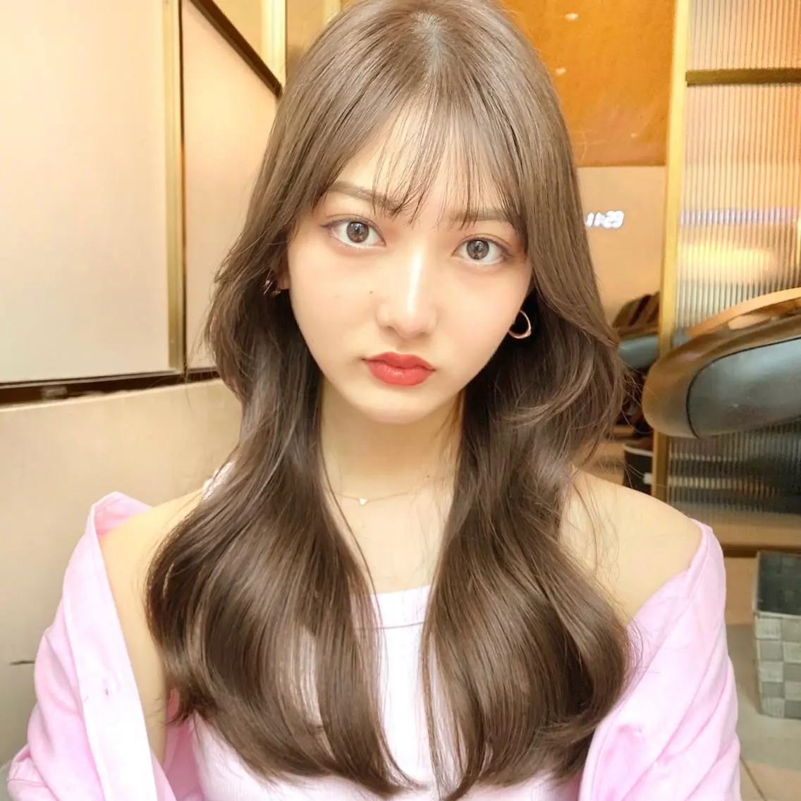 セミロング くびれヘア くびれレイヤー レイヤーカット カット ヘアカラー トリートメント 韓国くびれレイヤー 🇰🇷はづきのヘアスタイル