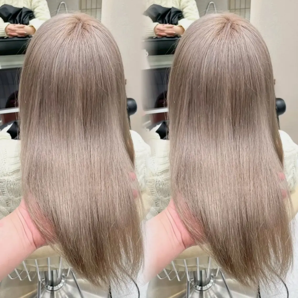 ロング カット ヘアカラー トリートメント 🦋高屋敷陸🦋 レイヤー/ハイトーンのヘアスタイル