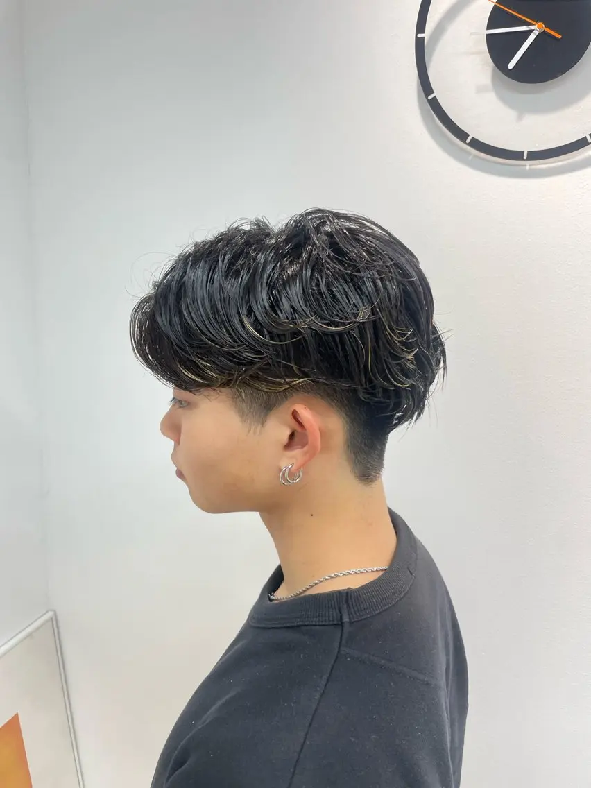 【U24】カット+メンズパーマ+トリートメントの写真