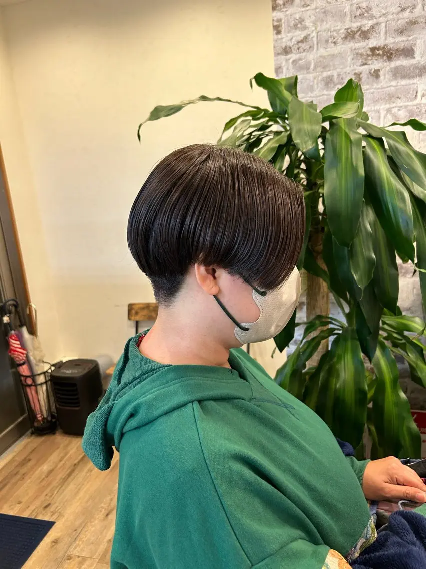 ショート カット ヘアカラー トリートメント TELA HAIR 岩槻 高梨のヘアスタイル