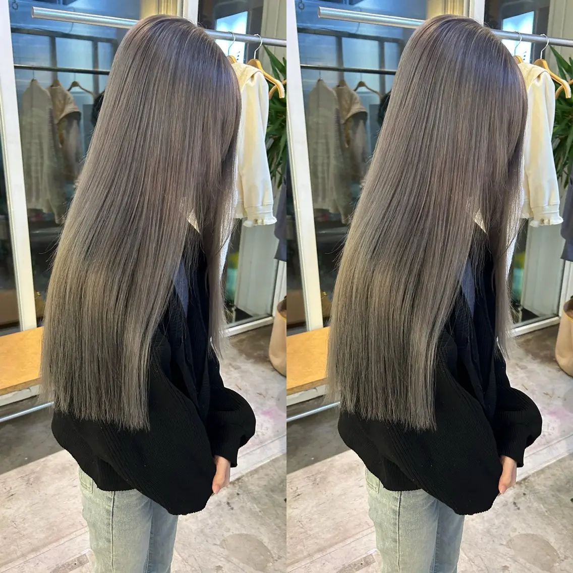 ロング カラー その他 yoriダブルカラー 代表すがわらのヘアスタイル