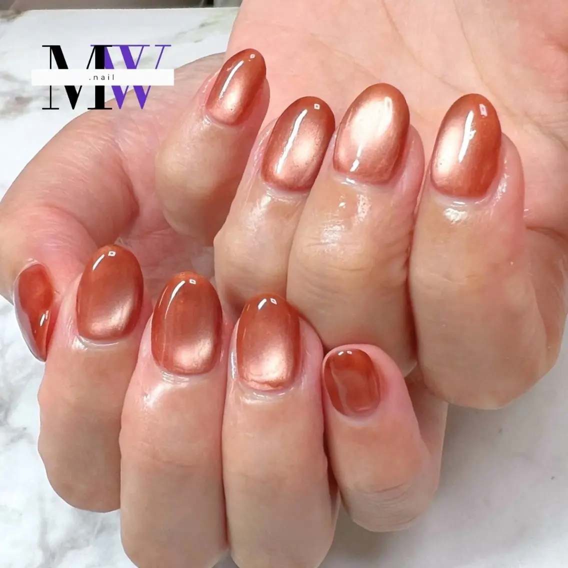 ネイル マグネットネイル ハンドネイル MW .nailのネイルデザイン