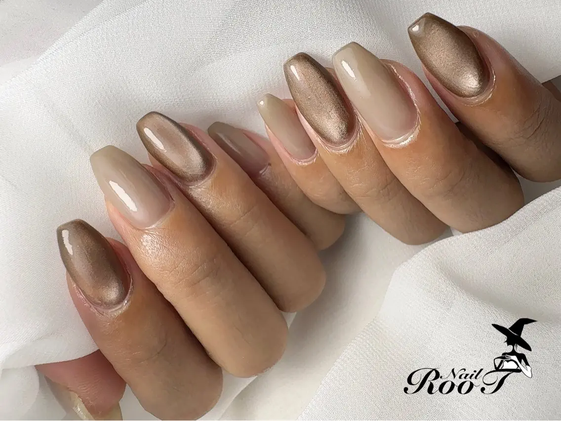 ネイル マグネットネイル ハンドネイル RooT Nailのネイルデザイン