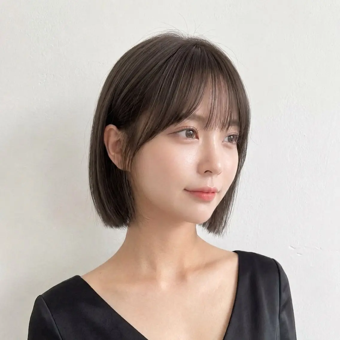 ショート ボブ 顔周りカット カット ヘアカラー トリートメント 新宿/透明感カラー 【最強艶髪】🪽若菜のヘアスタイル
