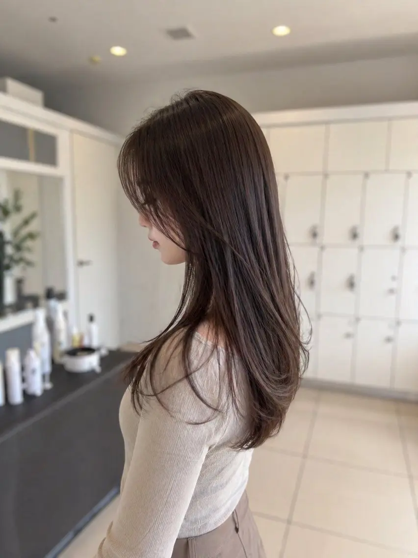 ロング カラー カット ヘアカラー 金子 直樹のヘアスタイル