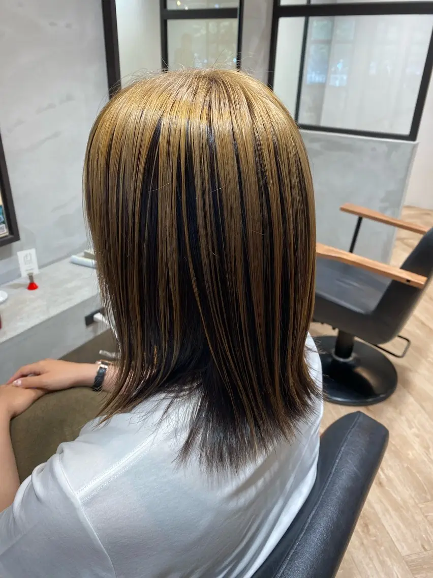 ミディアム ヘアカラー 🪄︎︎.⋆⟡ kirara*.ﾟ+のヘアスタイル