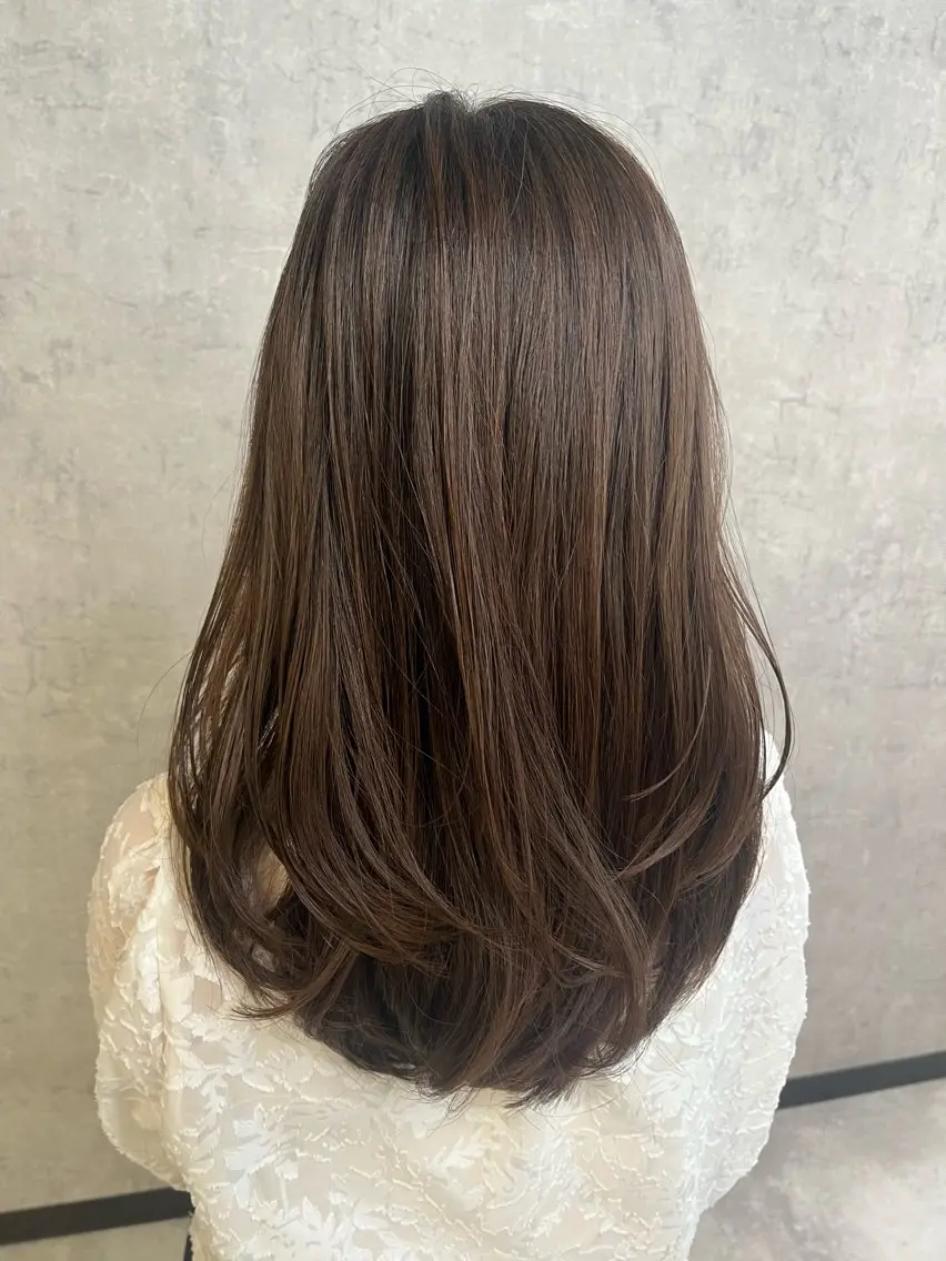 セミロング KAEDE🎀 縮毛矯正＆パーマ特化のヘアスタイル