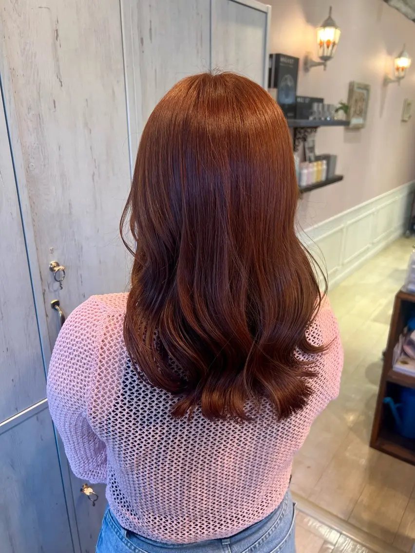 カラー ヘアカラー トリートメント 透明感カラー 🫧ゆうしん/平尾のヘアスタイル