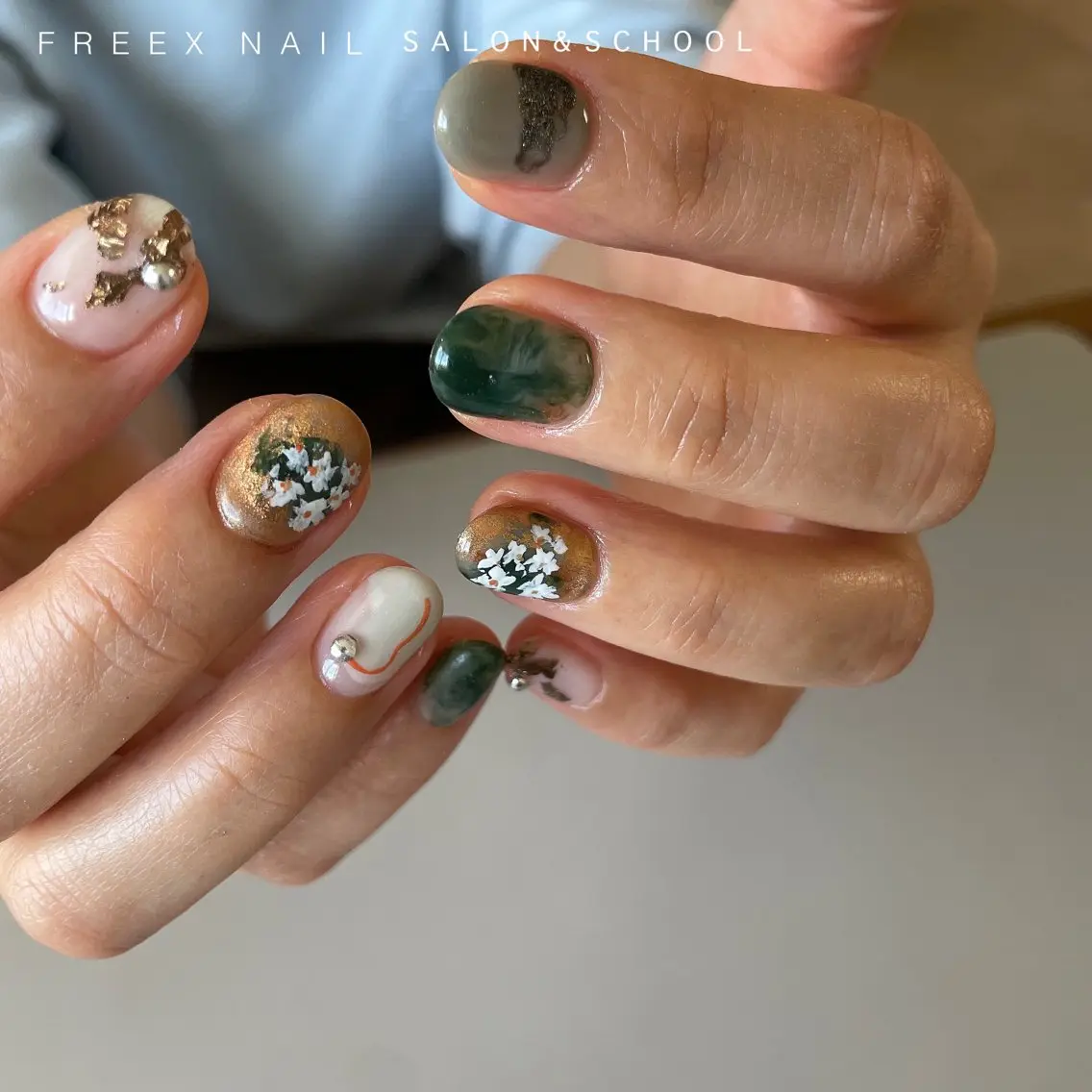 ネイル ニュアンスネイル ハンドネイル ハンドケア freex nail /ニュアンス/個性派のネイルデザイン