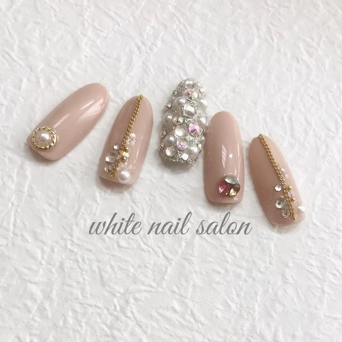 ネイル フットネイル ジェルネイル ハードジェル 持ち込み ソフトジェル white nail salonのネイルデザイン