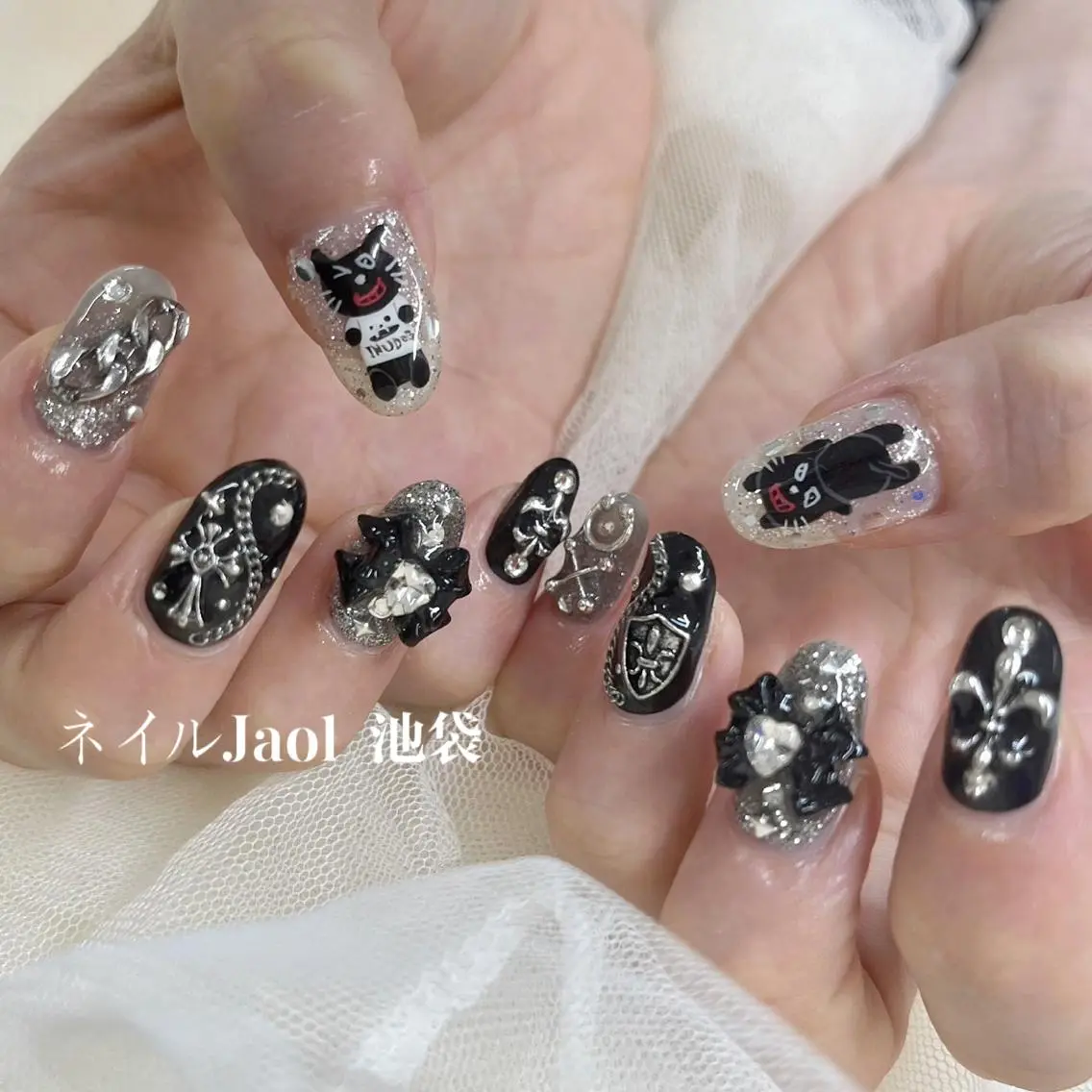 ミディアム ネイルJaol 池袋のネイルデザイン