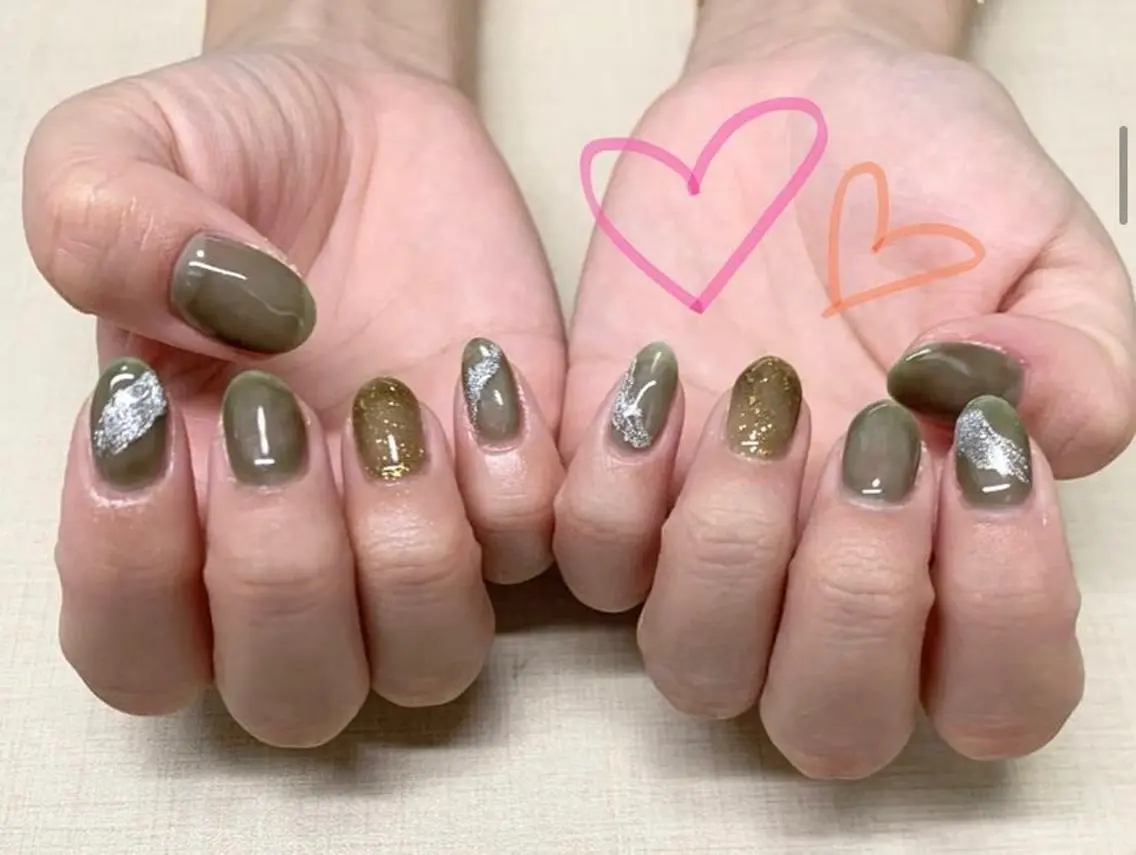 ネイル ニュアンスネイル ハンドネイル わたなべ さやかのネイルデザイン