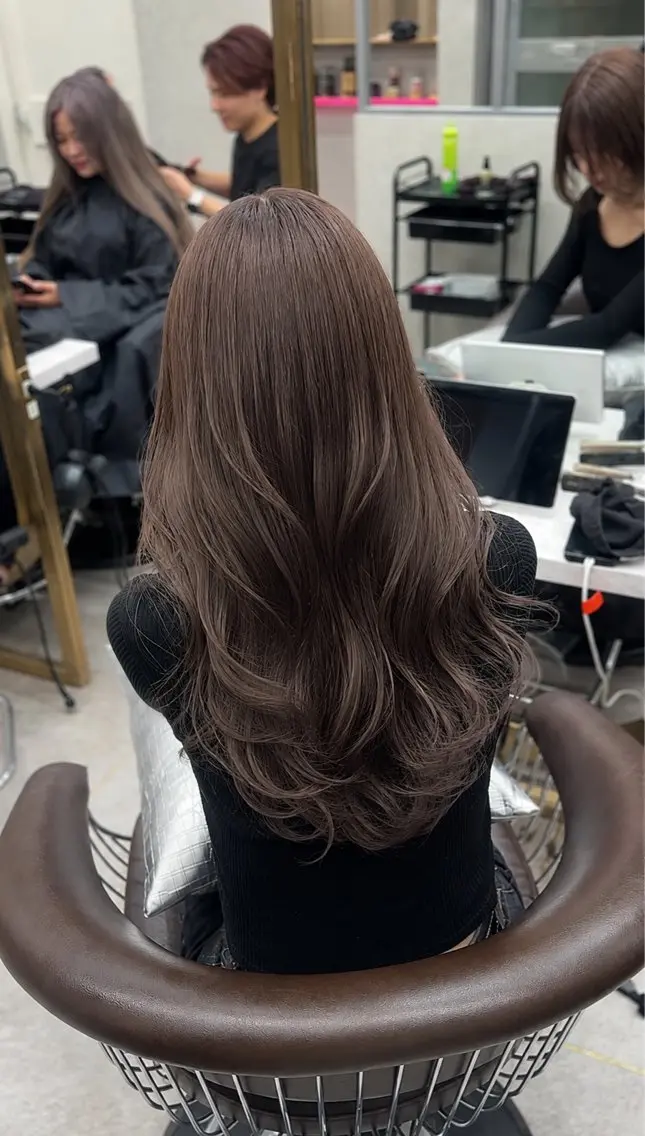 セミロング カット ヘアカラー 💎kyohei／ 透明感カラー💎のヘアスタイル