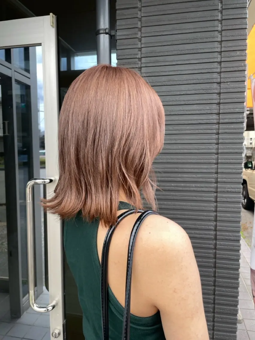 カット＋ブリーチ透明感ダブルカラー＋TOKIOトリートメント　¥17900の写真