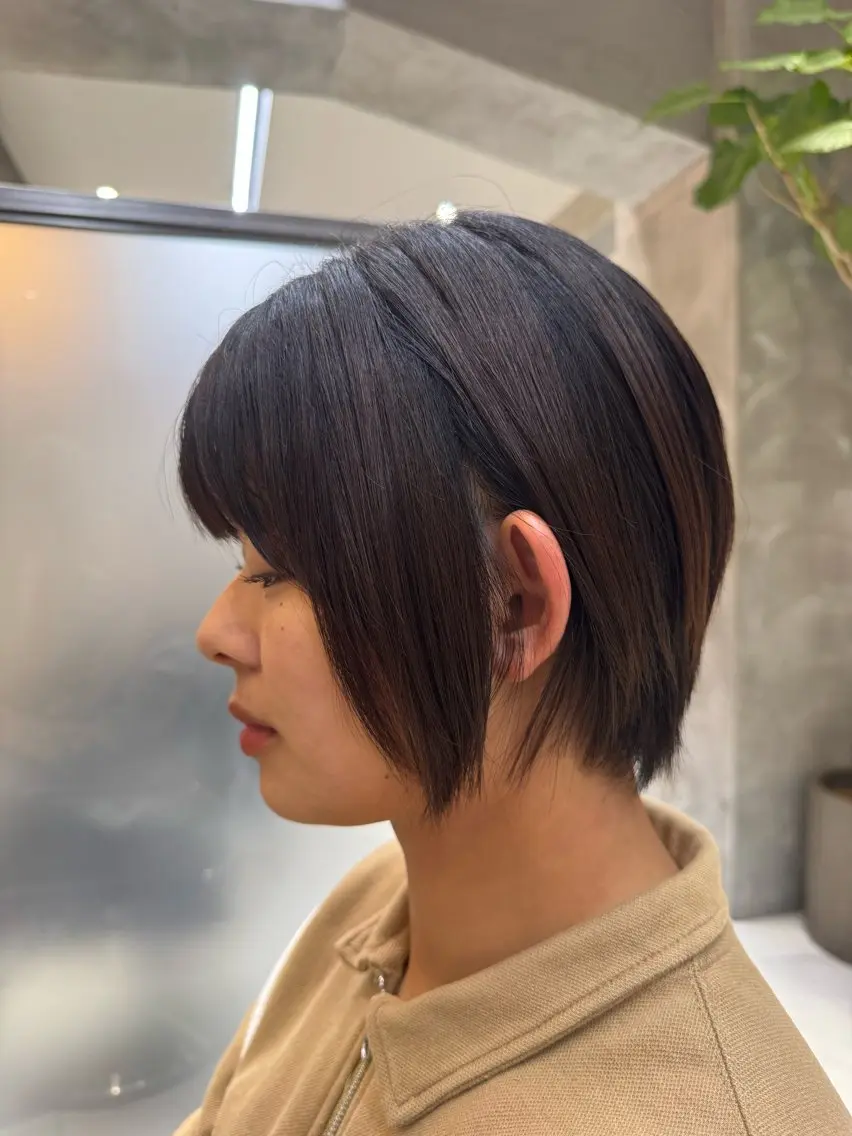 ショート ショートヘア カット ハイトーン¦カット ¦nanaka¦のヘアスタイル