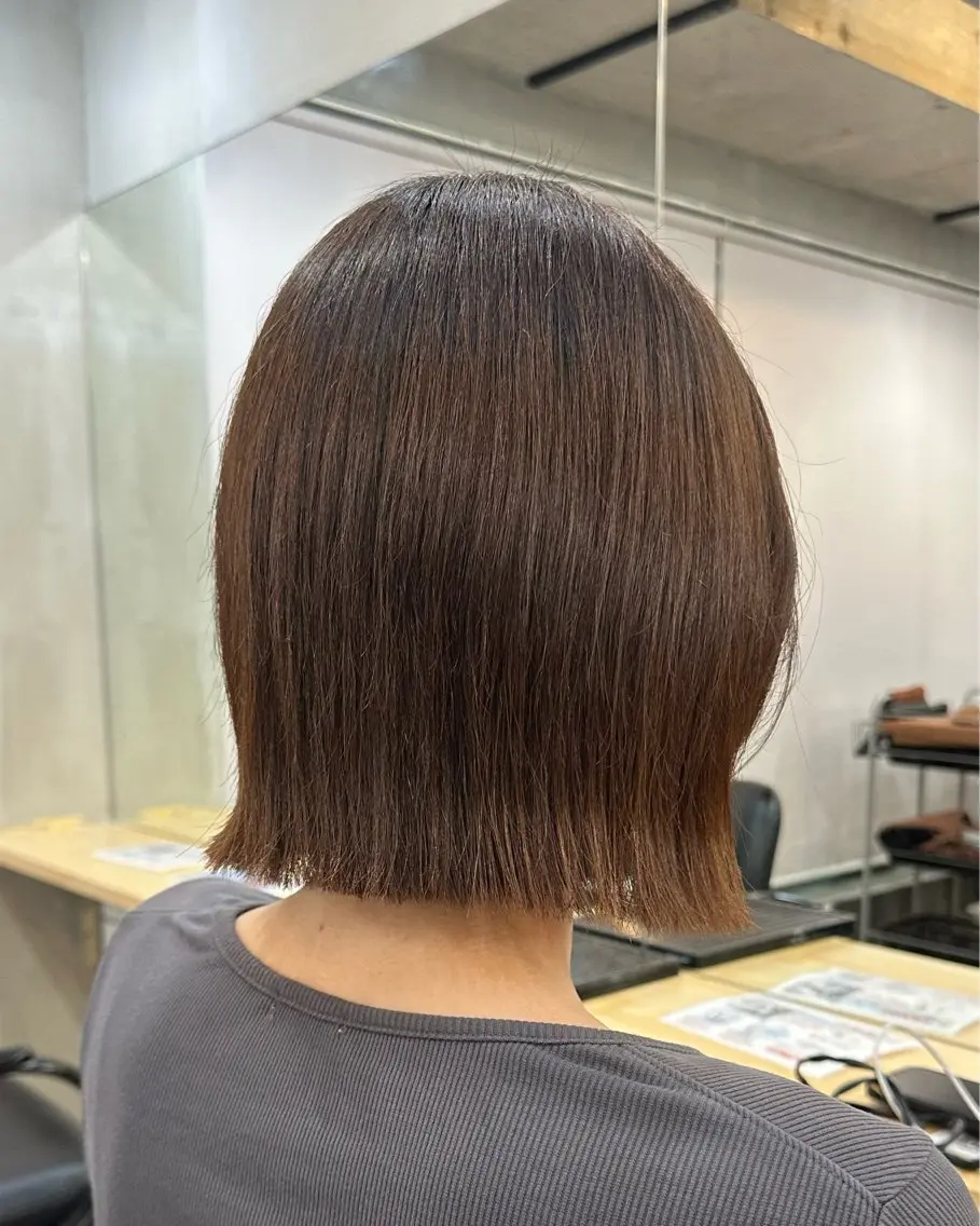 ミディアム 外ハネヘア Angelica 内海 遥奈のヘアスタイル