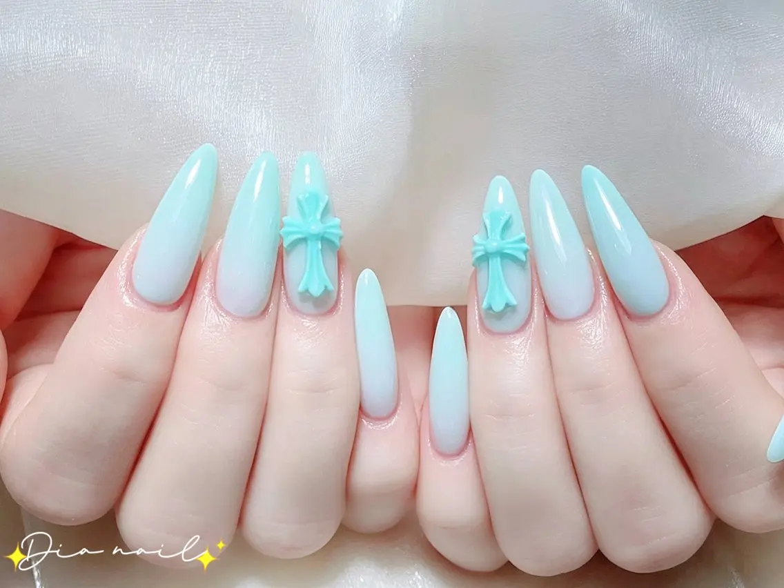 ネイル フットネイル 韓国ネイル レース マグネットネイル ニュアンスネイル ハンドネイル Dia nail サロンのネイルデザイン