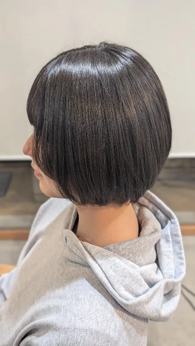 ショート ショートボブ ボブ ショートヘア 【女性限定】 しおりのヘアスタイル