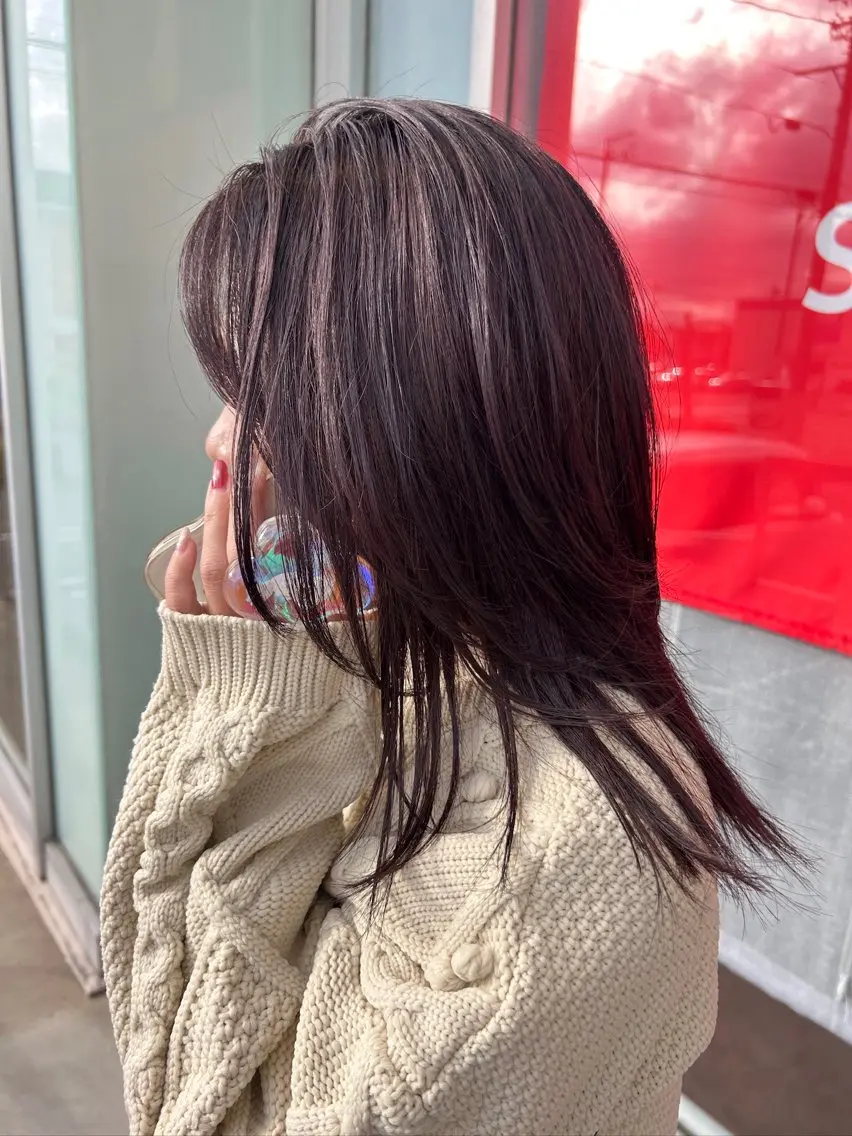 ロング カット ヘアカラー トリートメント 井上 萌のヘアスタイル