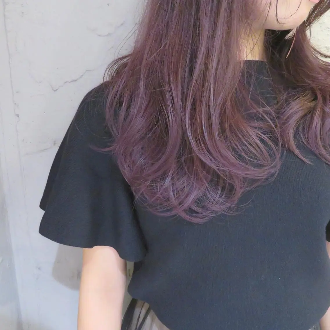 ショート ミディアム セミロング カラー ヘアアレンジ アッシュ ブルーカラー レイヤーカット BLend 渋谷のヘアスタイル