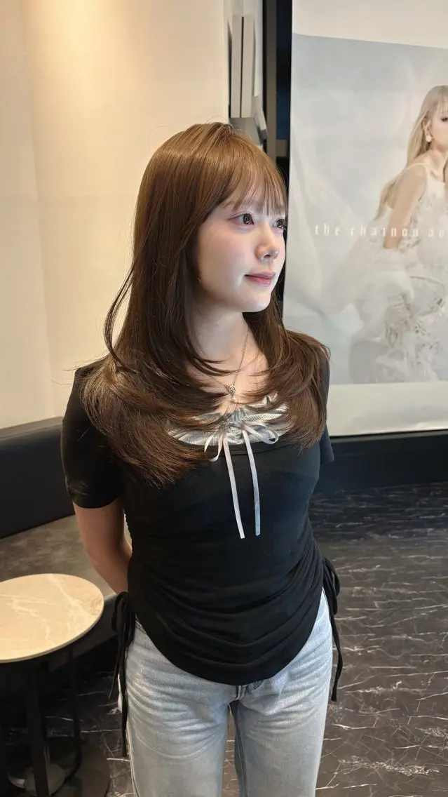 ロング カラー ベージュカラー ヘアカラー 表参道/似合わせ⟡⋆ 木村 心優♡のヘアスタイル