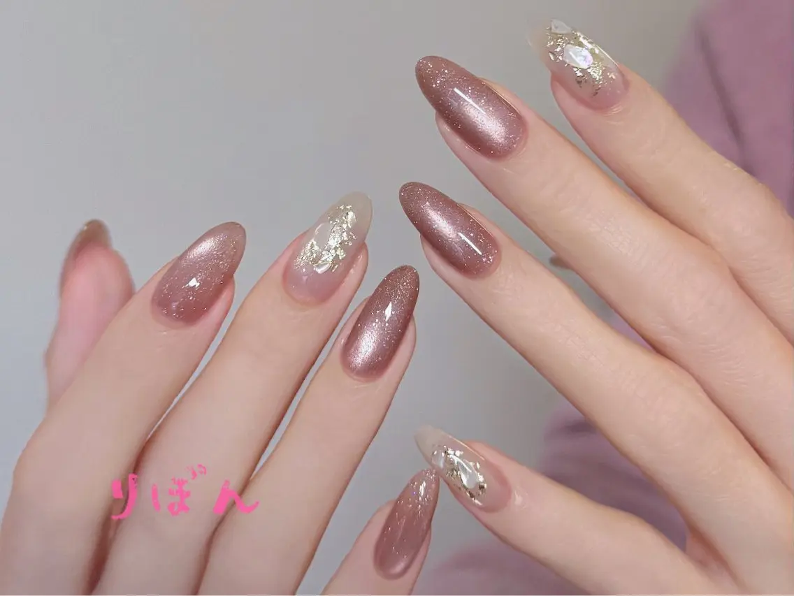 ミディアム 入学式 卒業式のヘアスタイル 韓国風ヘア りぼん Re:Bonrのネイルデザイン