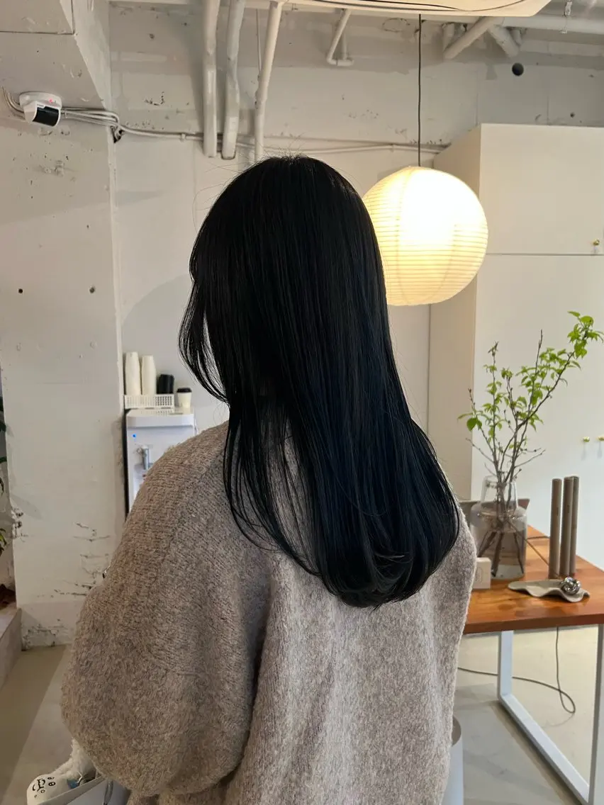 髪質改善カラー ホームケア付き🫧の写真