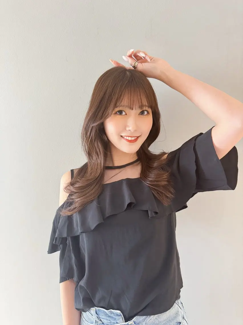 ロング カラー カット ヘアカラー トリートメント ヘアセット ✂️似合わせの魔術師 石田一樹✂️のヘアスタイル