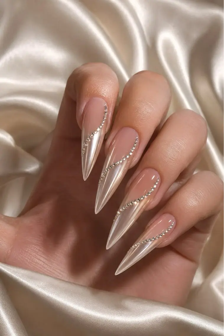 ネイル 長さ出し フレンチネイル グラデーション 韓国ネイル ロングネイル ハンドネイル Josie nail salonのネイルデザイン