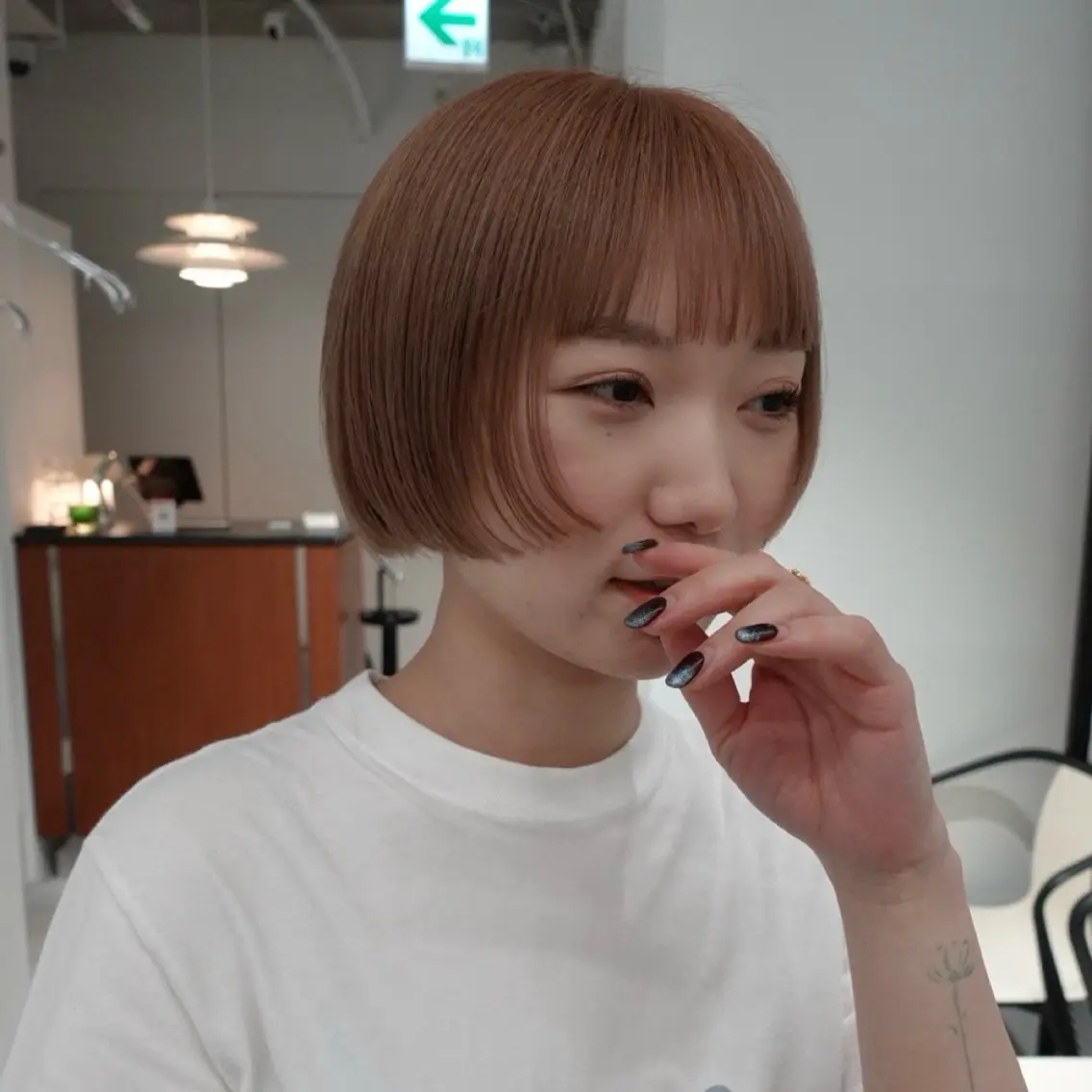 ショート カラー ヘアアレンジ ショートボブ ベージュカラー ハイトーンカラー ボブ ショートヘア カット ヘアカラー 🌐サトウ リョウ🌐のその他イメージ