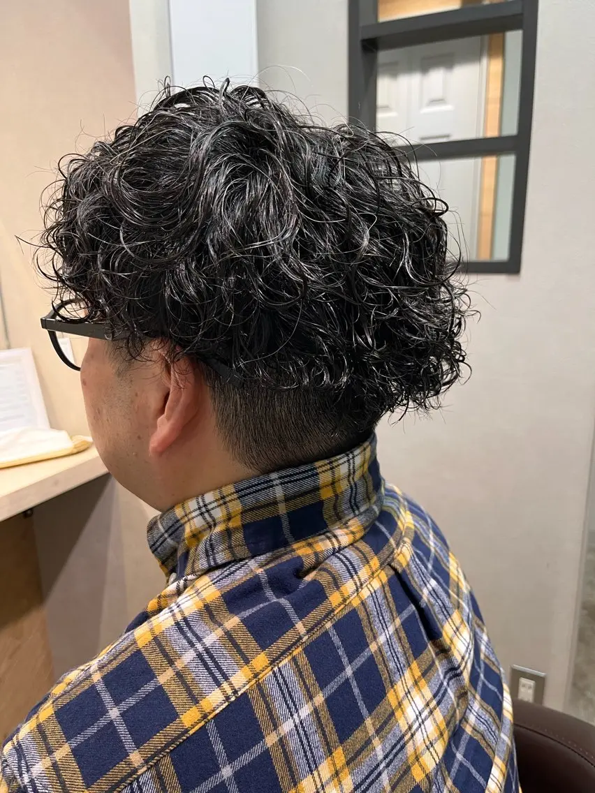 メンズ メンズパーマ 嶋野 貴仁のヘアスタイル