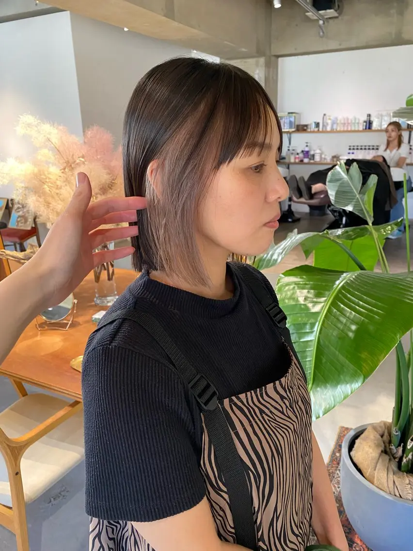 ショート ボブ 聖 来のヘアスタイル