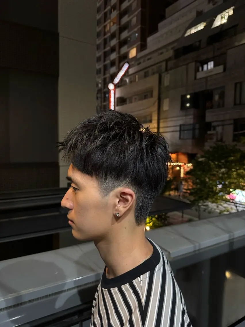 メンズ カット 河野 悠のヘアスタイル