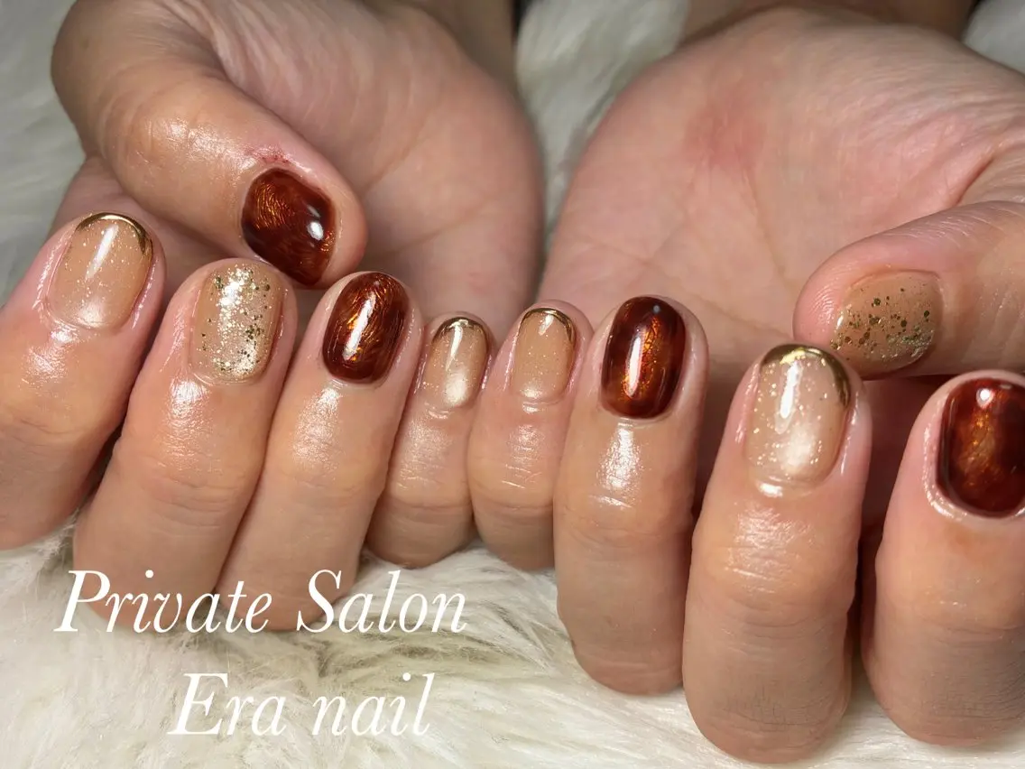 ネイル ニュアンスネイル ハンドネイル Era nailのネイルデザイン