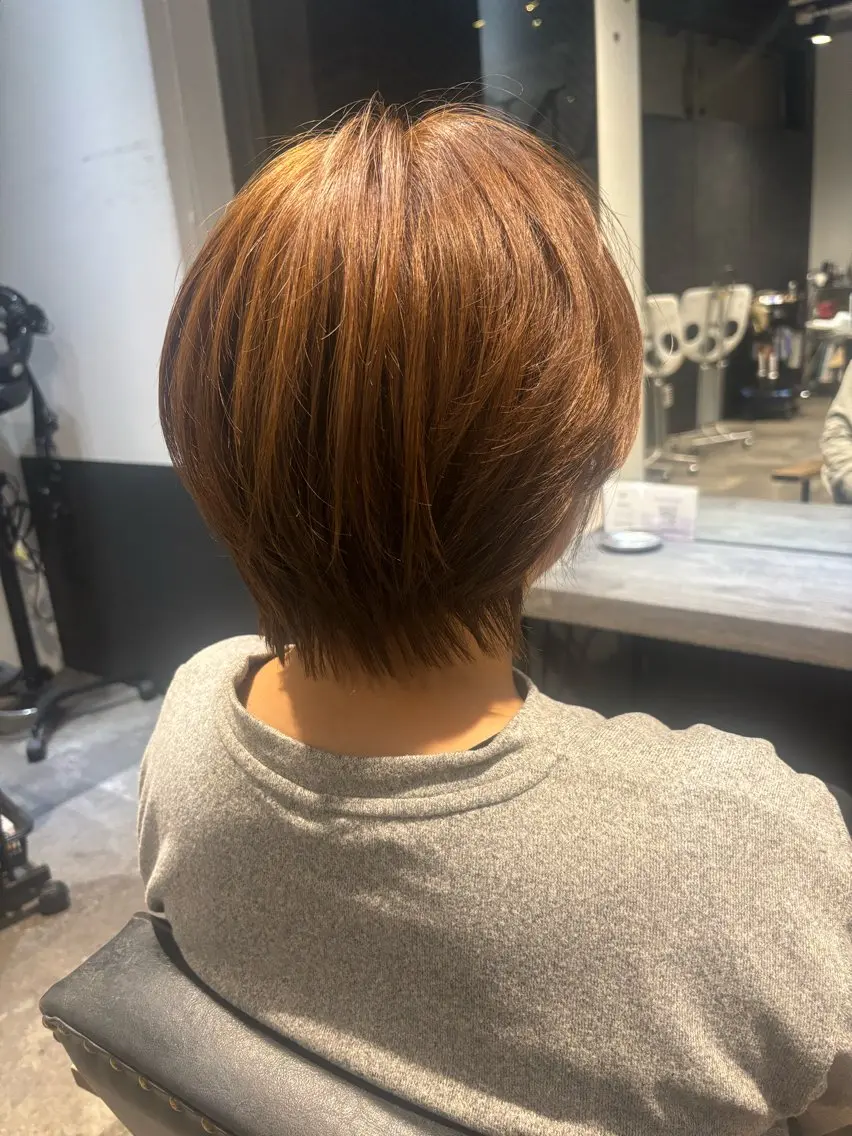 ショート 似合わせカット ショートヘア 穐田 航のヘアスタイル