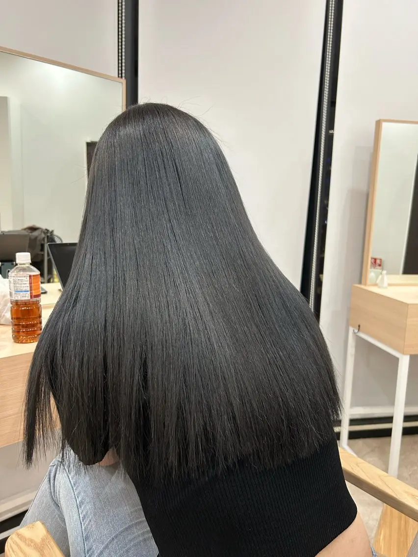 ロング カット 縮毛矯正 トリートメント 栄/久屋大通/美髪 /透明感カラー/加藤のヘアスタイル