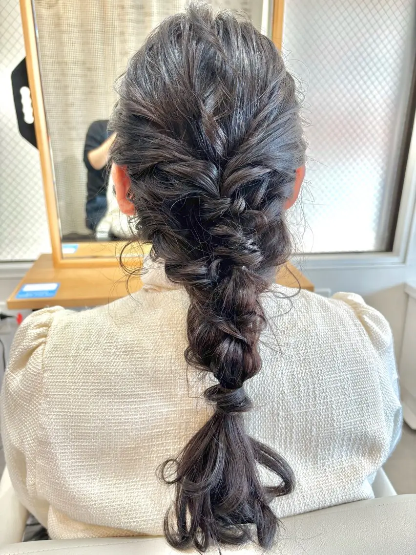 ロング rinrin 天文館のヘアスタイル