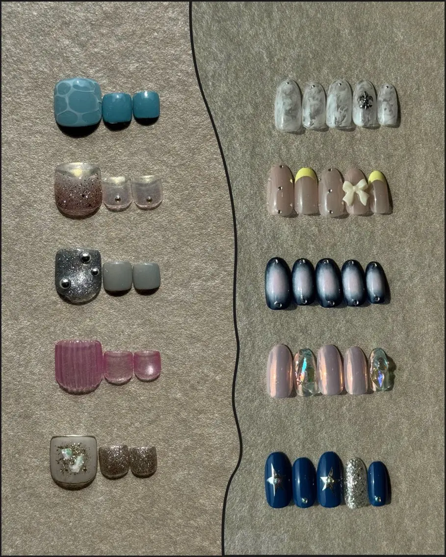ネイル フットネイル yate' narumiのネイルデザイン