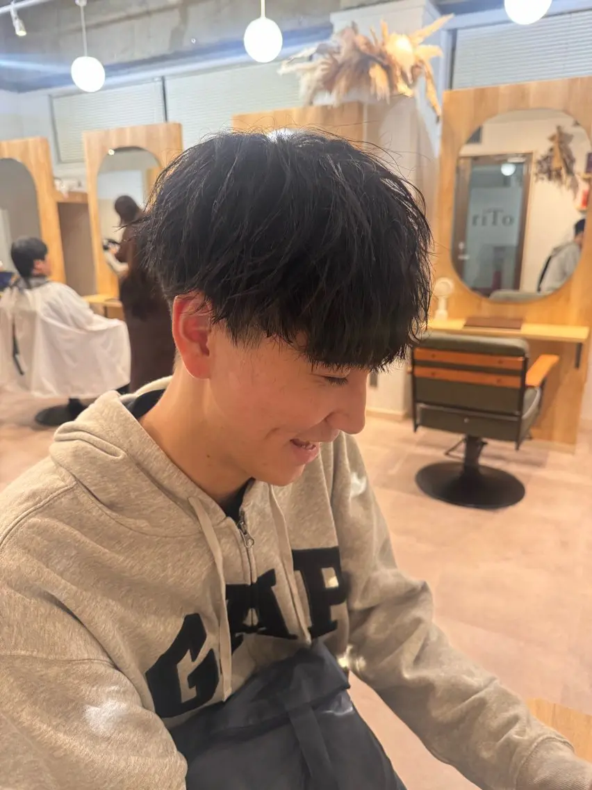🏳️‍🌈ミニモ学割🏳️‍🌈メンズカット＋眉毛カット＋1ステップトリートメントの写真