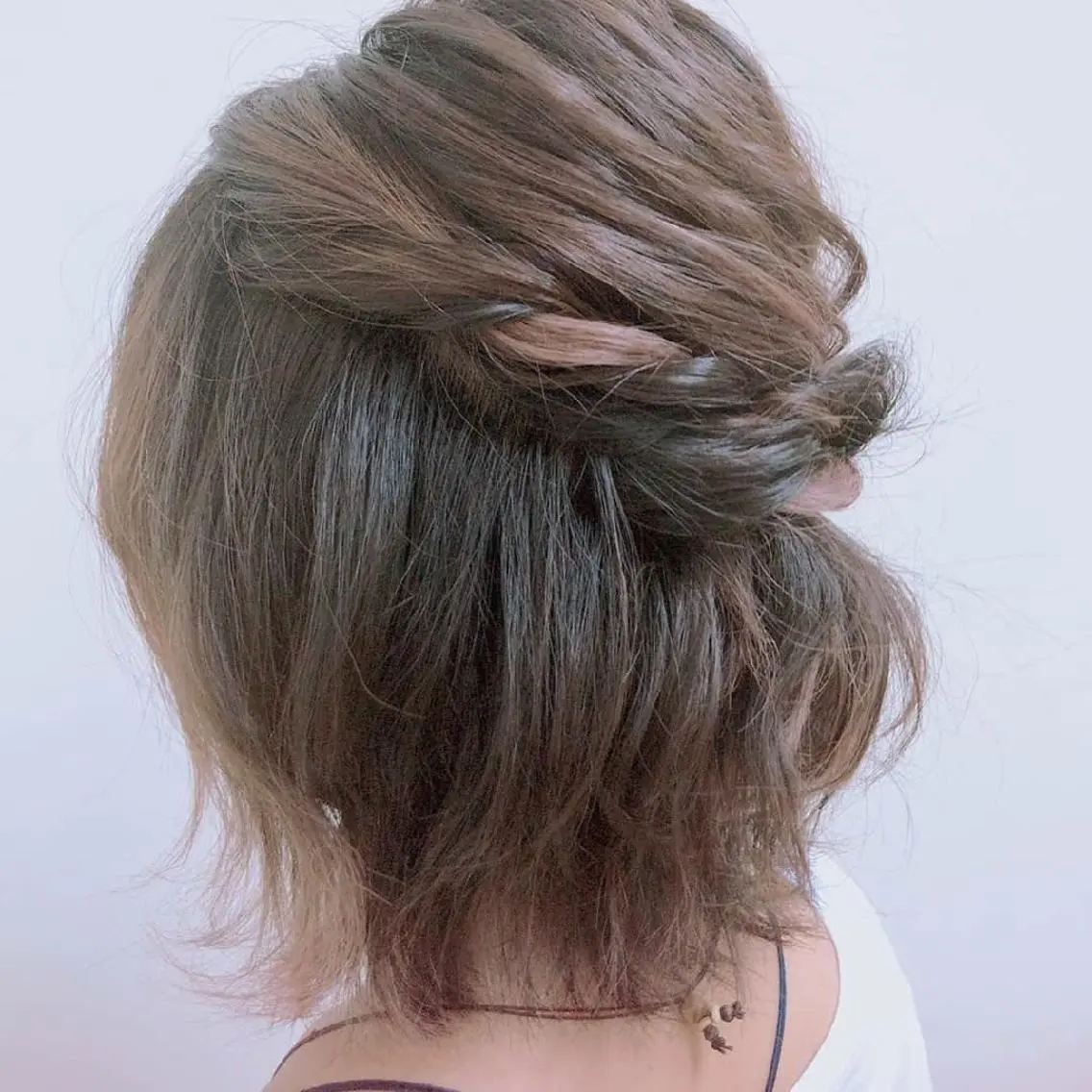 ミディアム ヘアアレンジ ヘアセット Hair&Make  Delight*のヘアスタイル