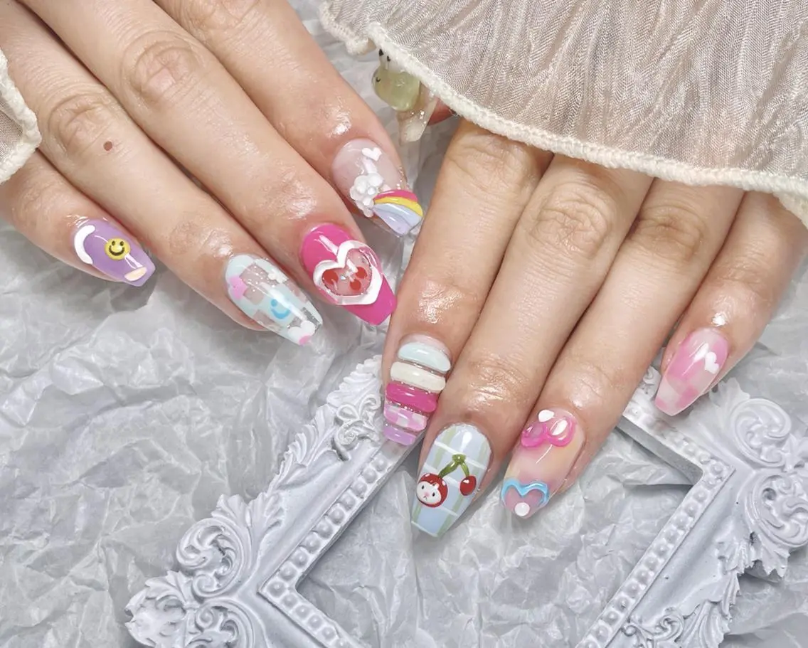 カラー ネイル ハンドネイル ハンドケア For U nail スカルプ専門店のネイルデザイン