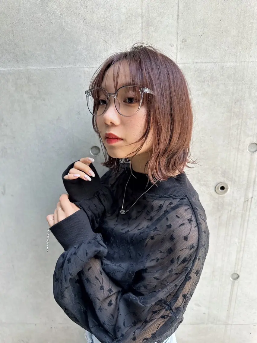 ミディアム ミディアムパーマ ✨縮毛矯正✨レイヤー ホウダカズヒロのヘアスタイル