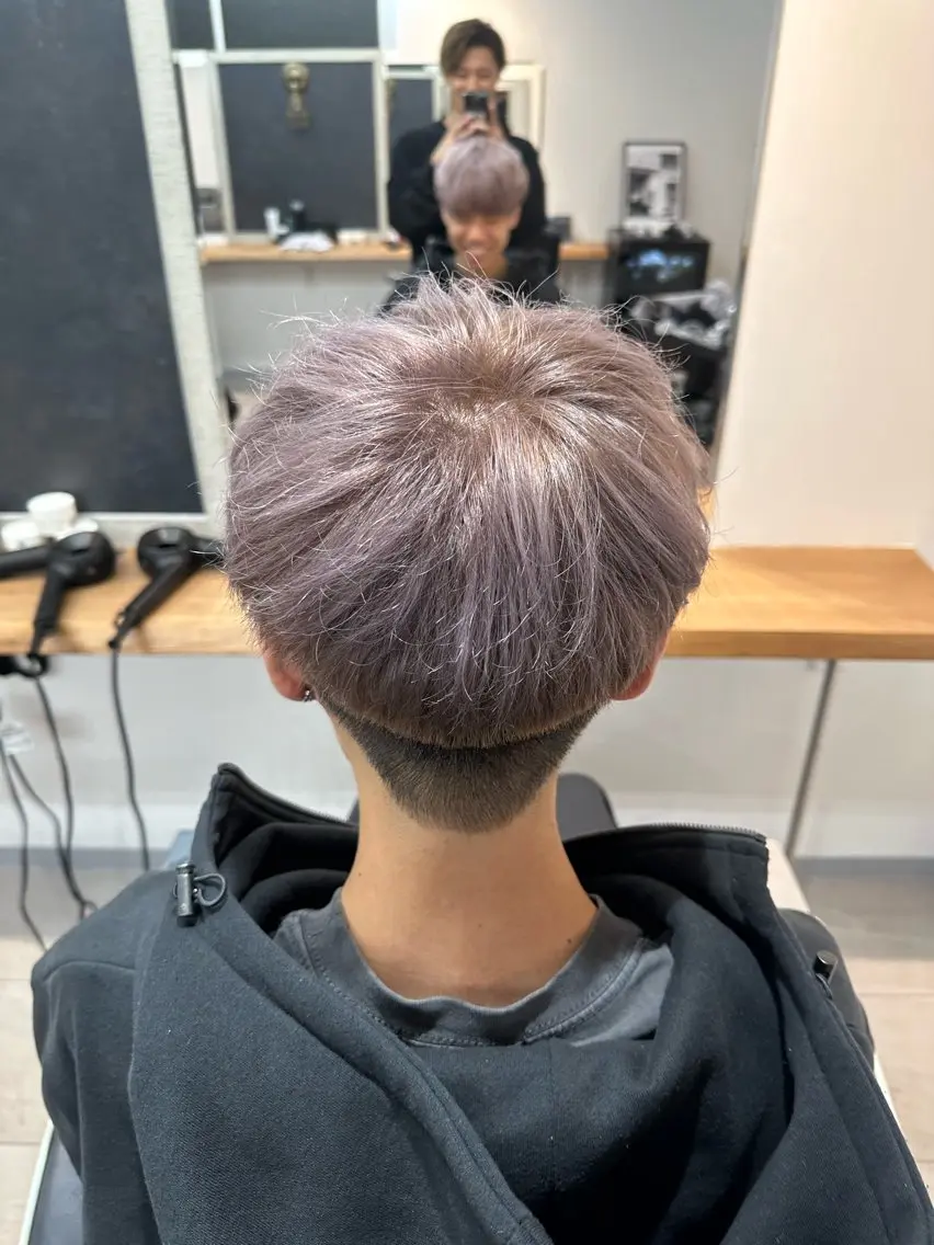 カラー メンズ 大宮/海外風パーマ 🇺🇸隼也🇪🇸のヘアスタイル