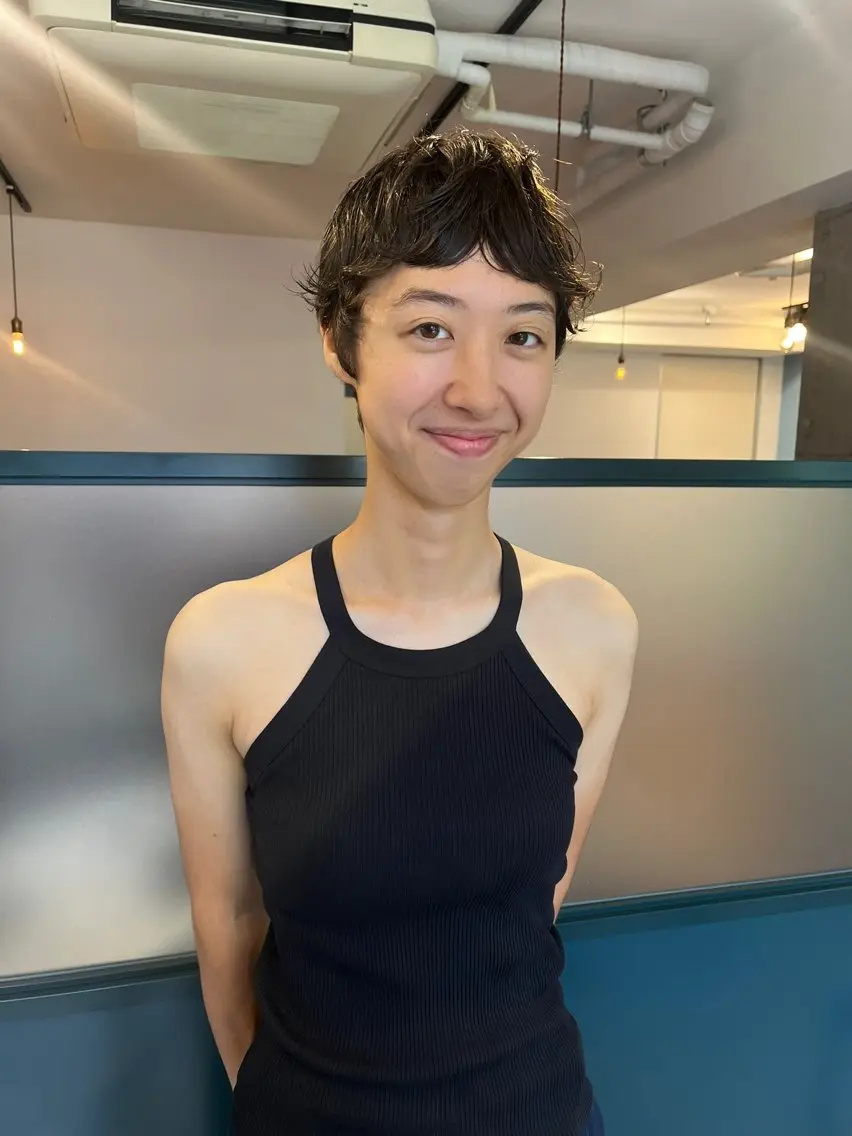 ショート ショートヘア 暖色/パーマ 🌼クニトウメイのヘアスタイル
